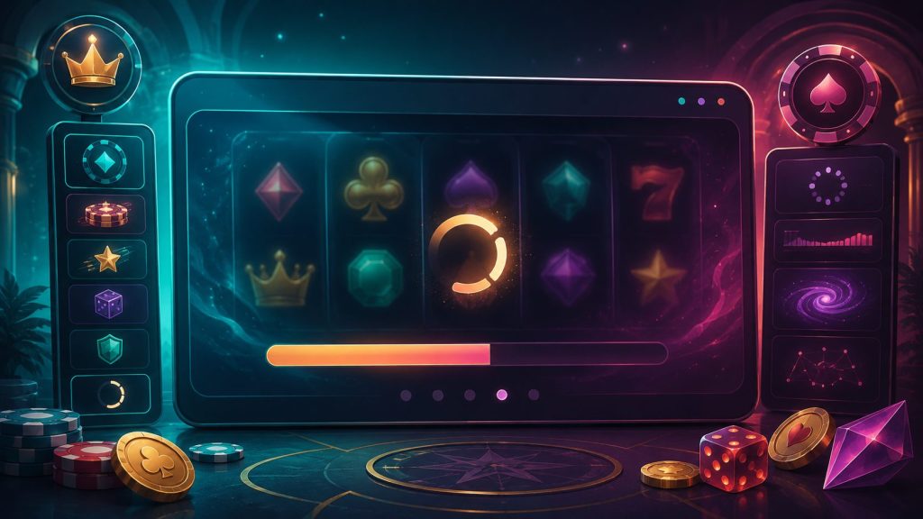 Pantalla de carga en casino online y qué ocurre antes de abrir un juego